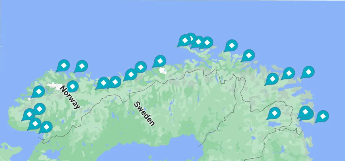 Wildcamp places Norway