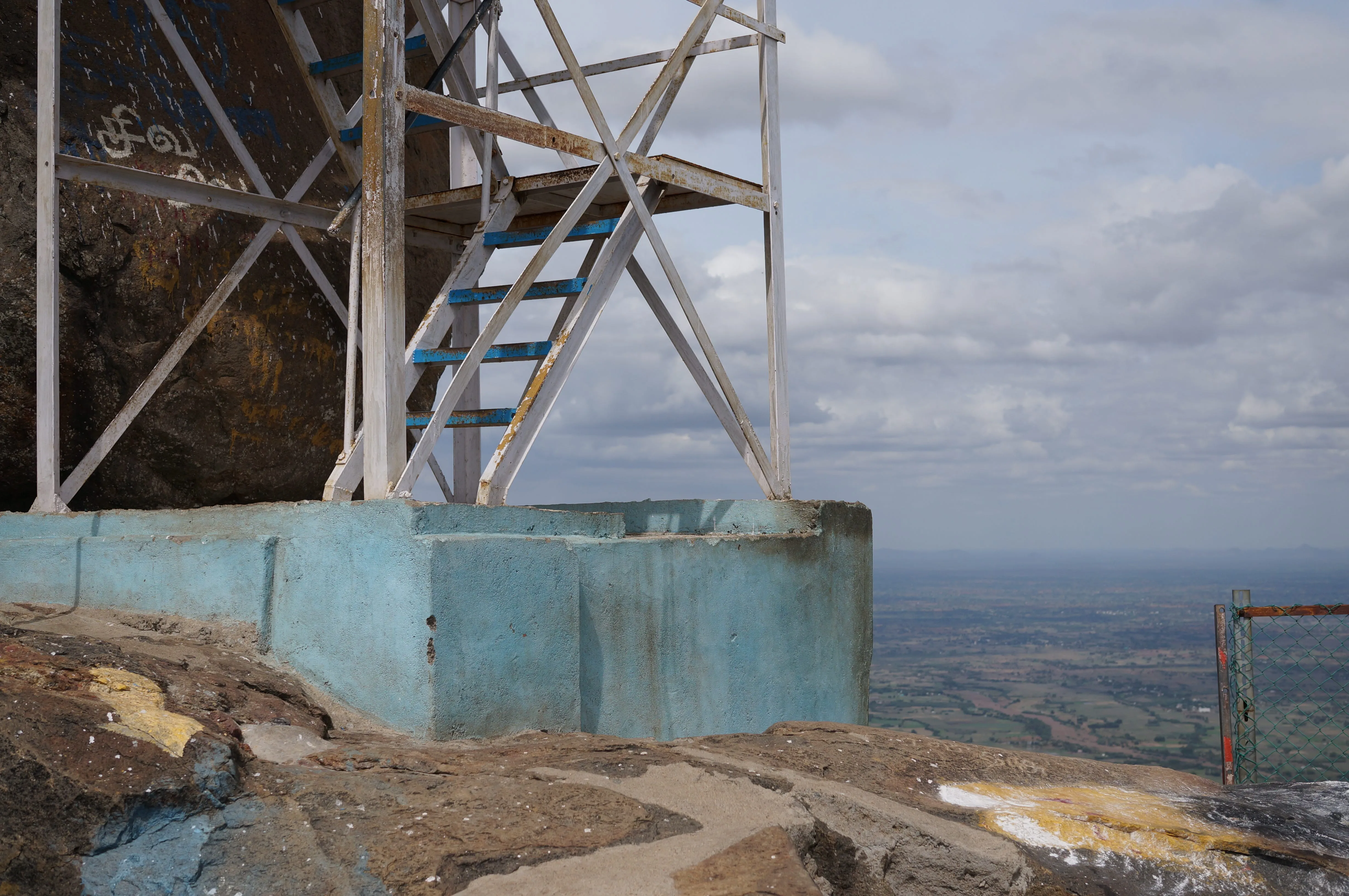 View from half way up the mountain